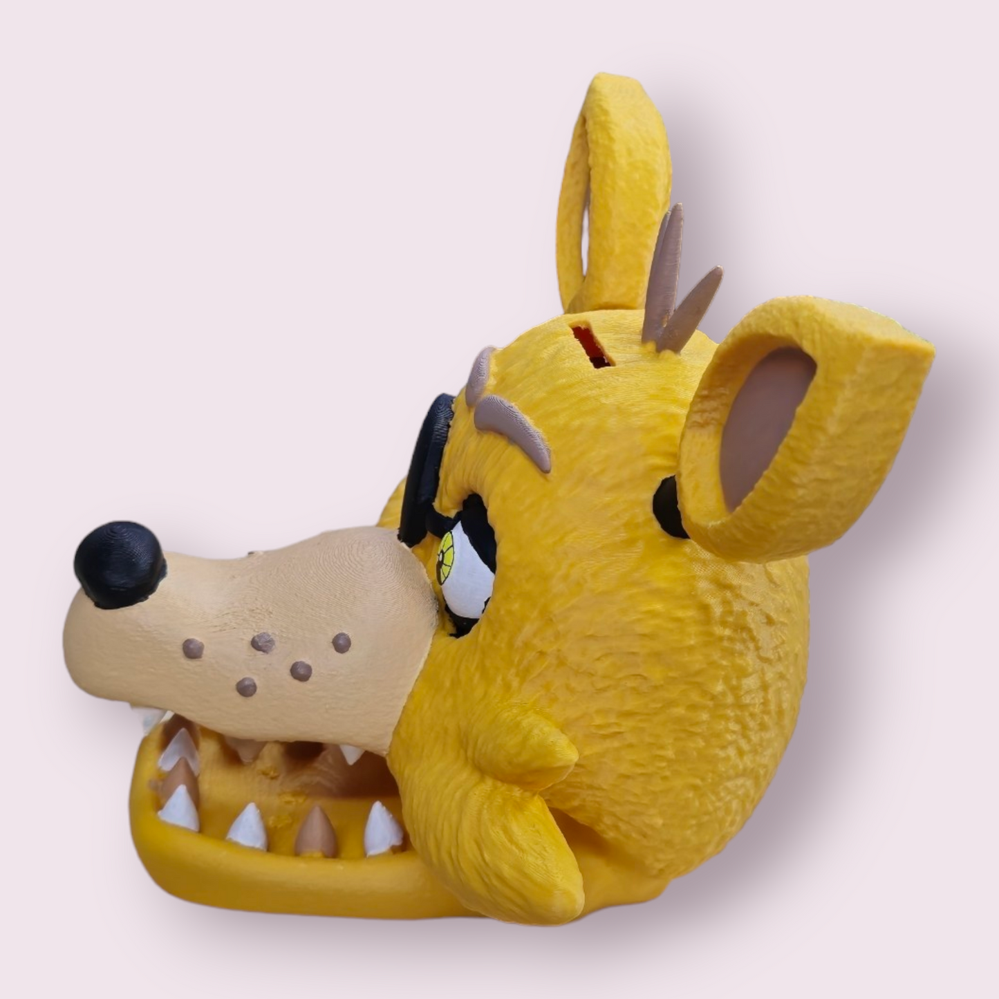 Alcancía de Foxy de FNAF impresa en 3D