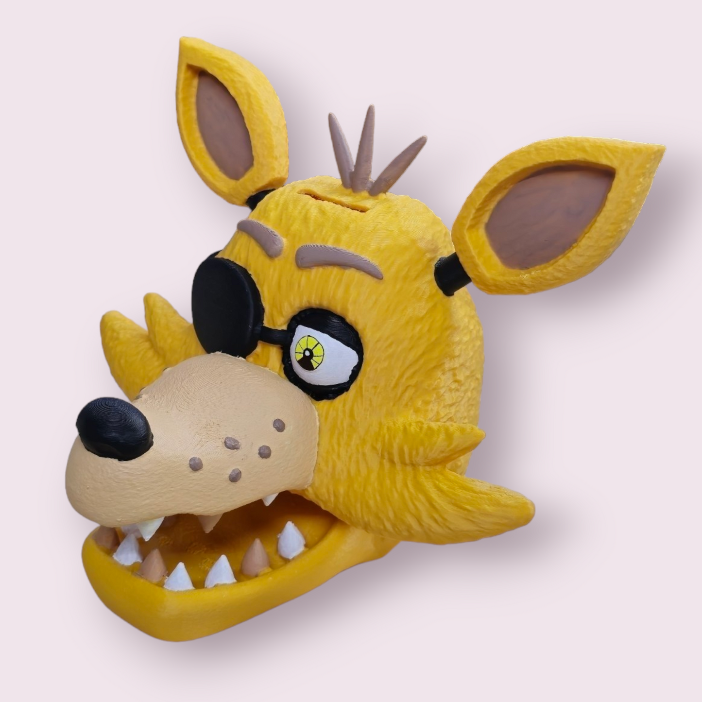 Alcancía de Foxy de FNAF impresa en 3D