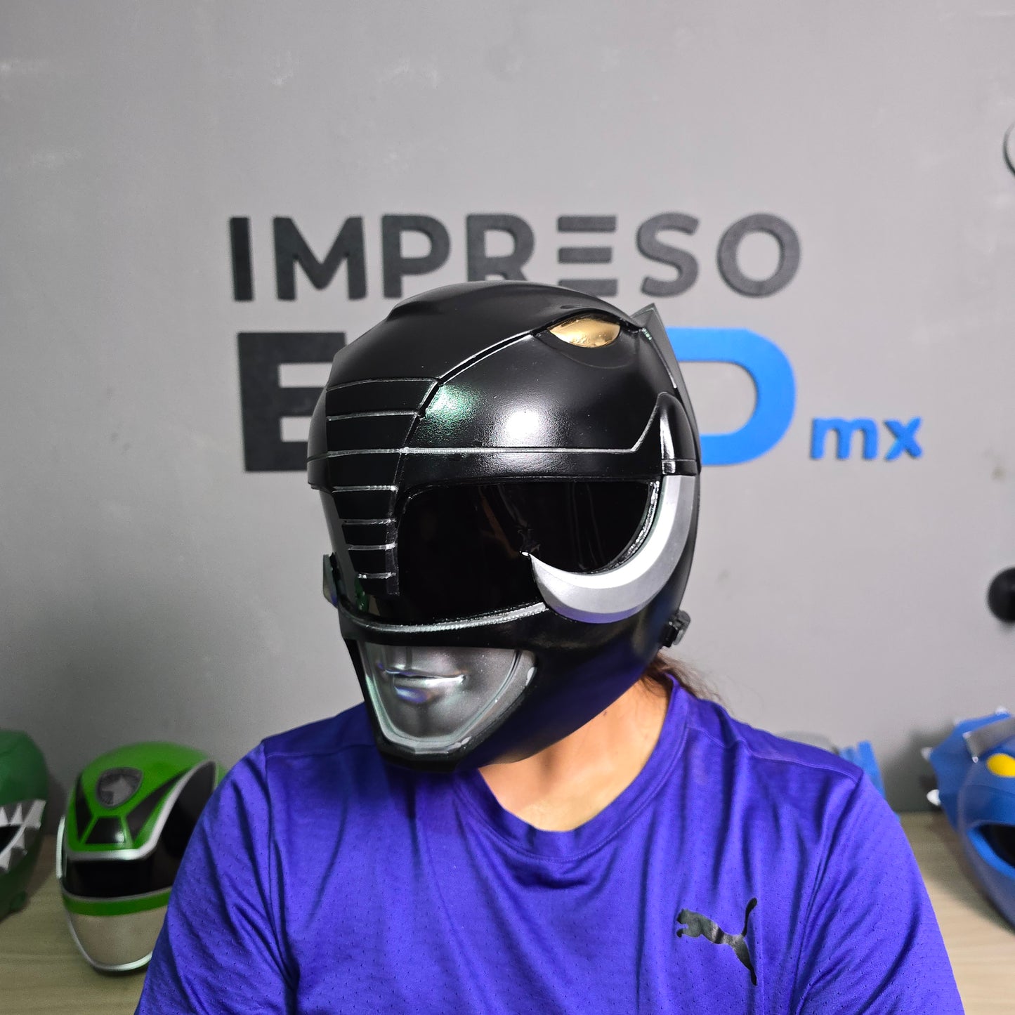 Casco magnético del Ranger negro