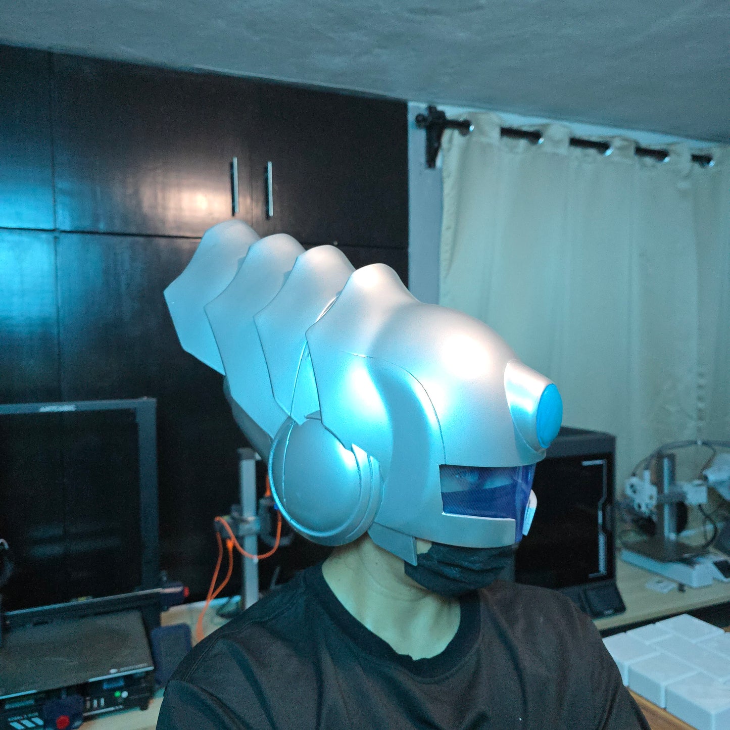 Casco magnético del personaje The Maker "La versión malvada de Reed Richards" impreso en 3d
