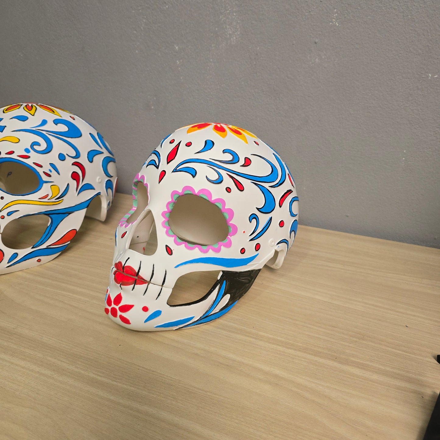 Mascara magnetica de Catrina impresa en 3D
