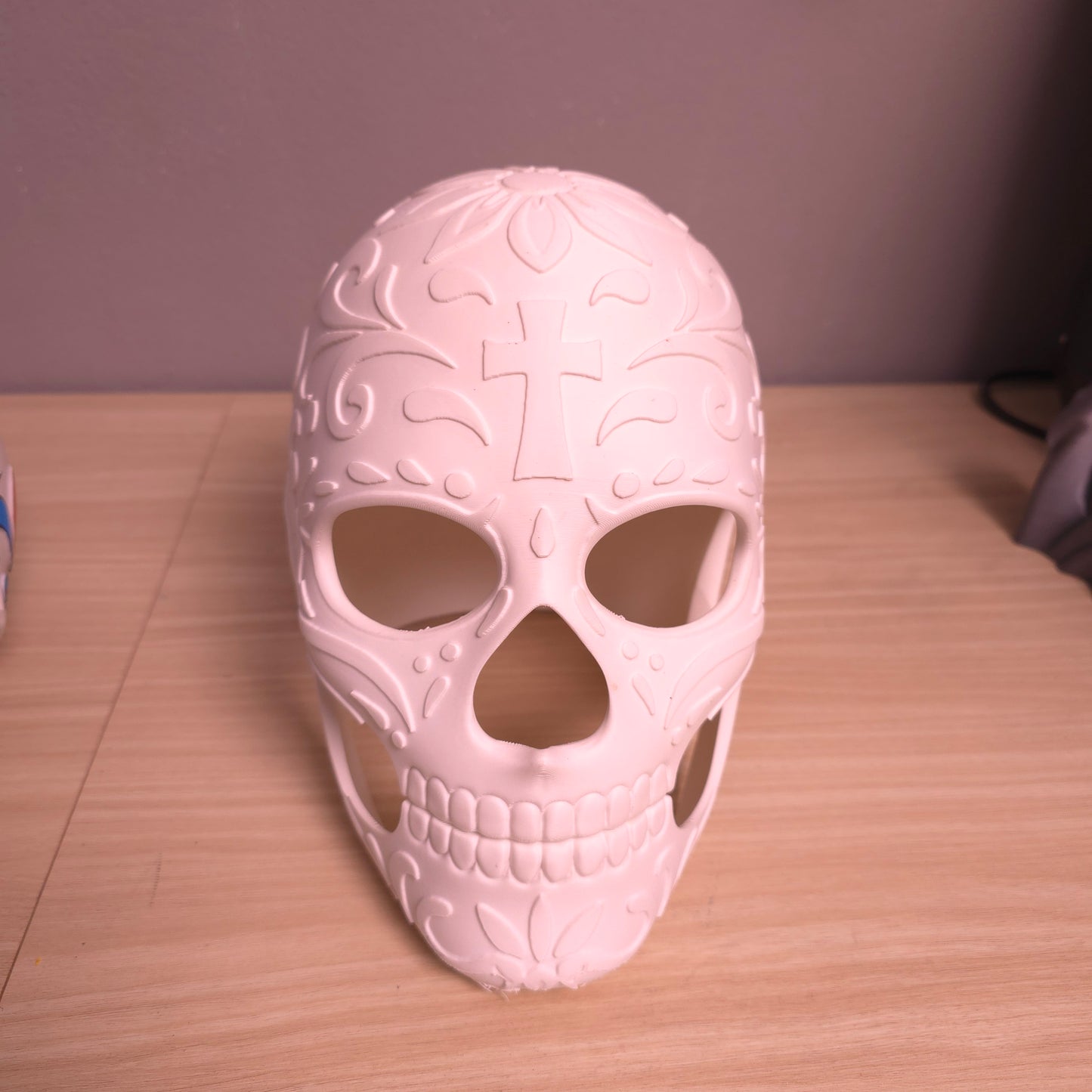 Mascara magnetica de Catrina impresa en 3D