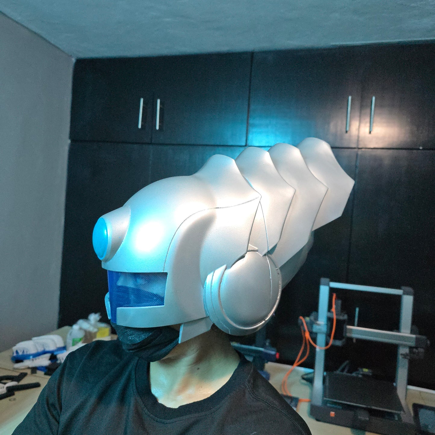 Casco magnético del personaje The Maker "La versión malvada de Reed Richards" impreso en 3d