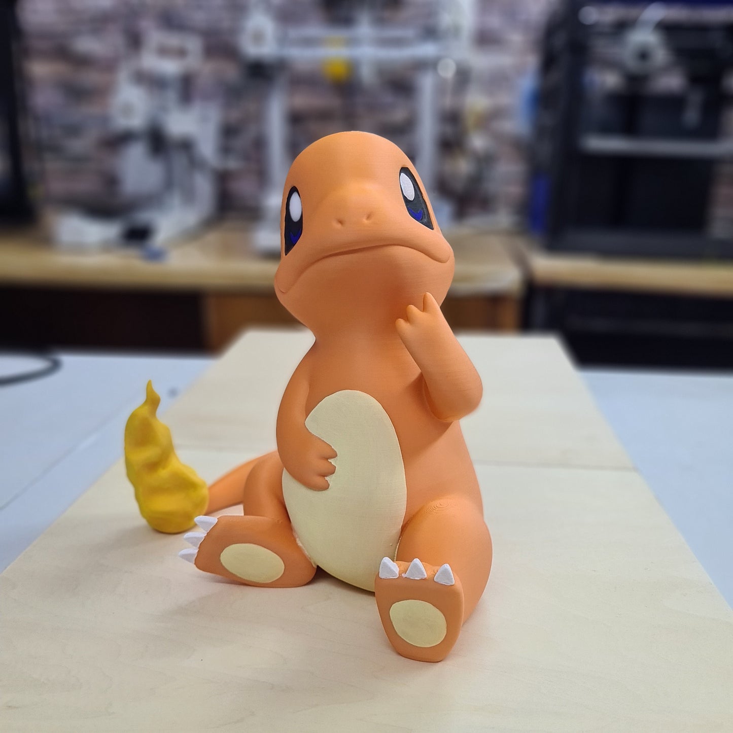 Alcancía de charmander impresa en 3D