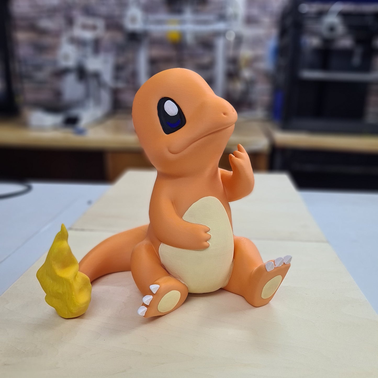 Alcancía de charmander impresa en 3D