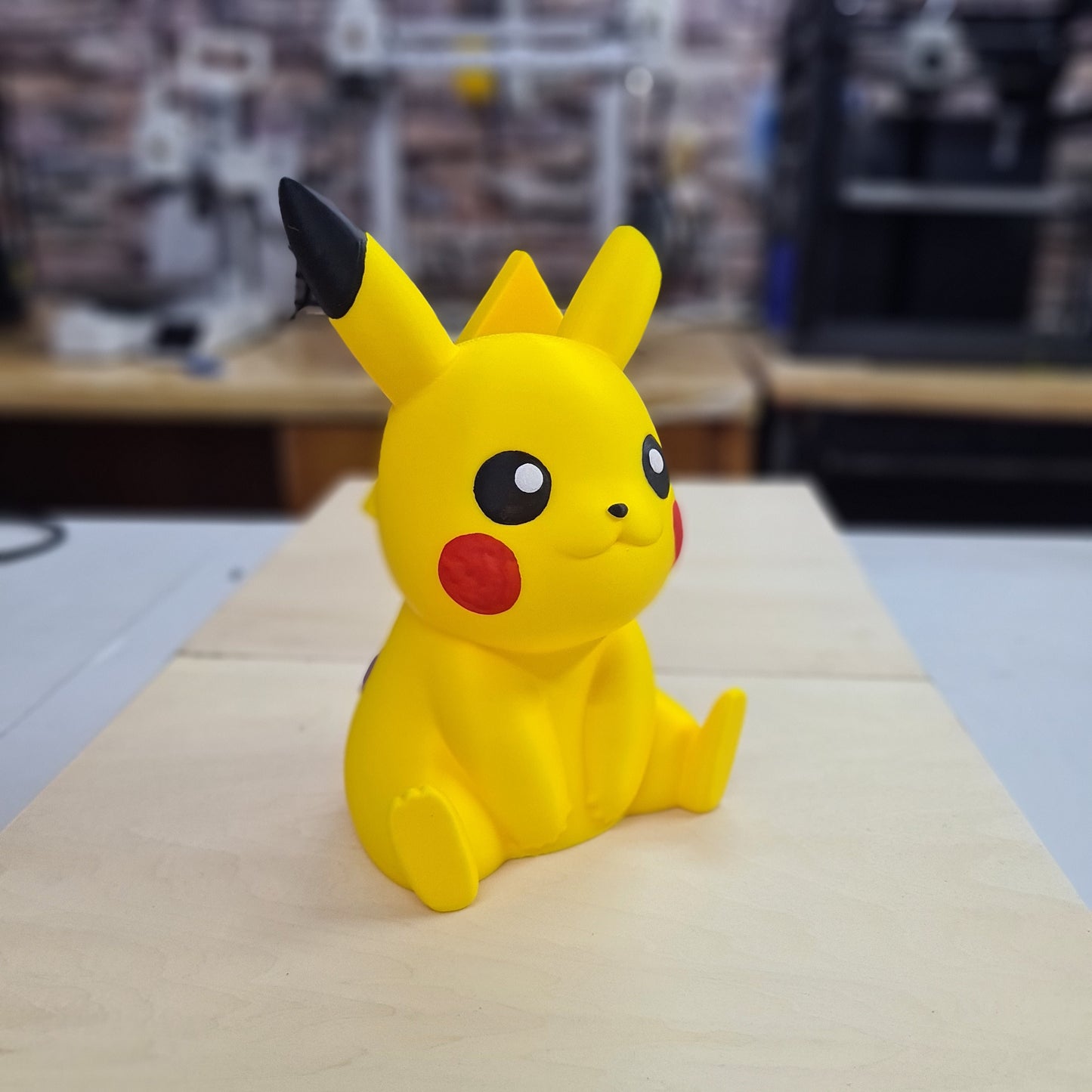 Alcancía de Pikachu impresa en 3D