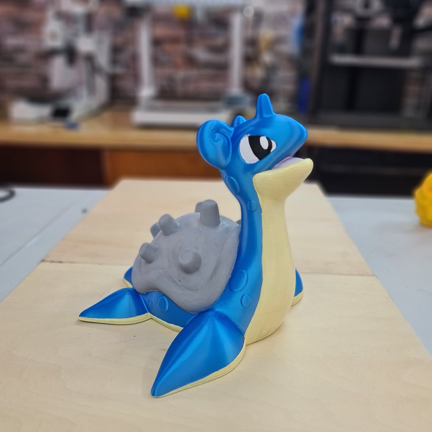 Alcancía de Lapras impresa en 3D