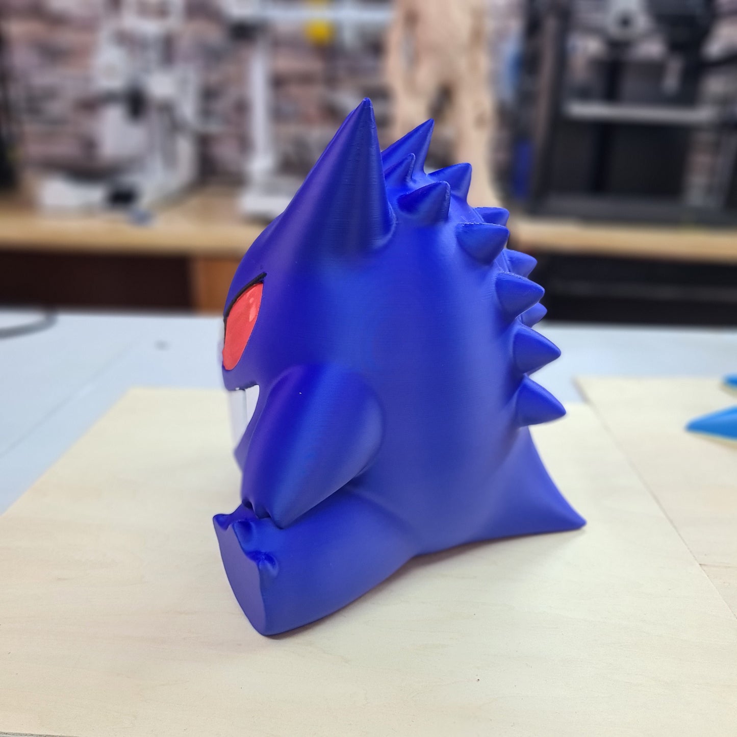 Alcancía de Gengar impresa en 3D