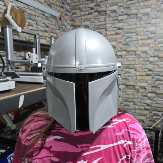 Casco de Mandalorian impreso en 3D