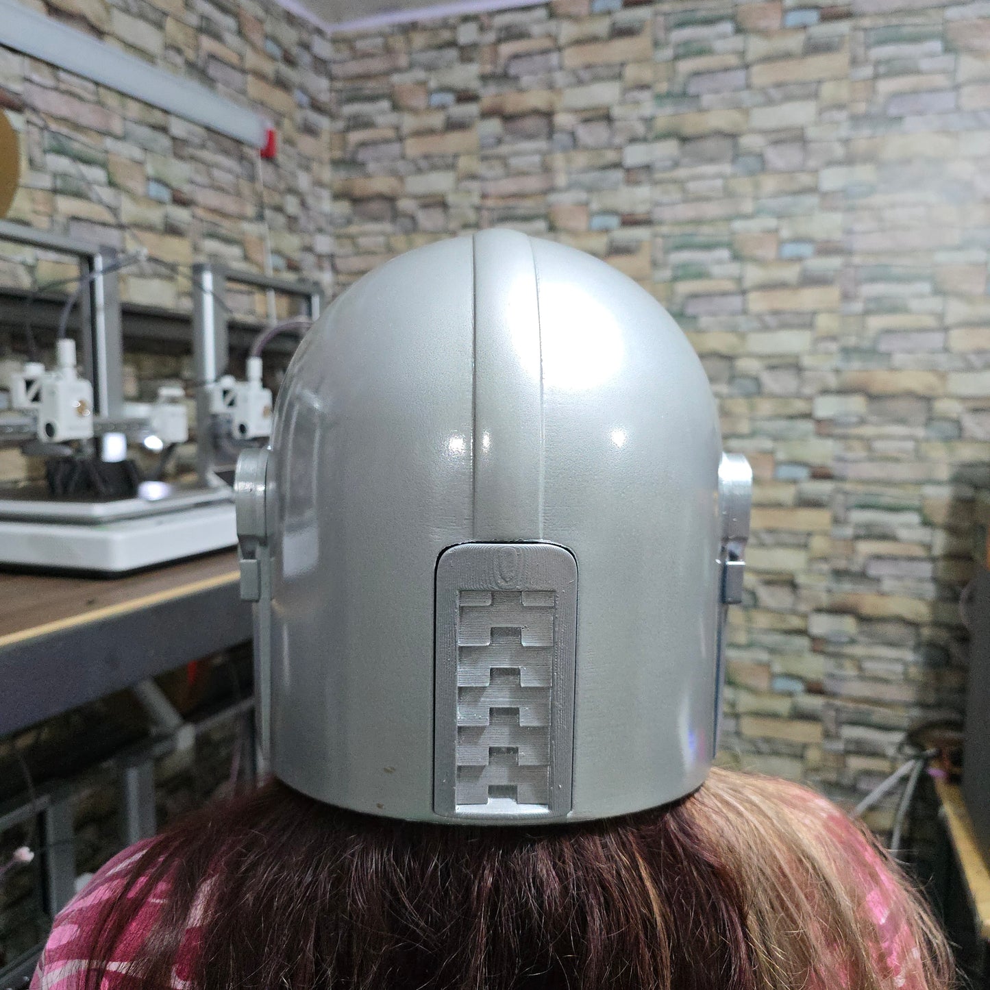 Casco de Mandalorian impreso en 3D