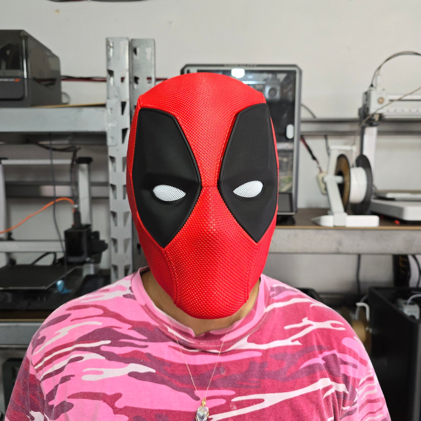 Máscara magnética de Deadpool 3 con 6 Pares de ojos intercambiables y mas