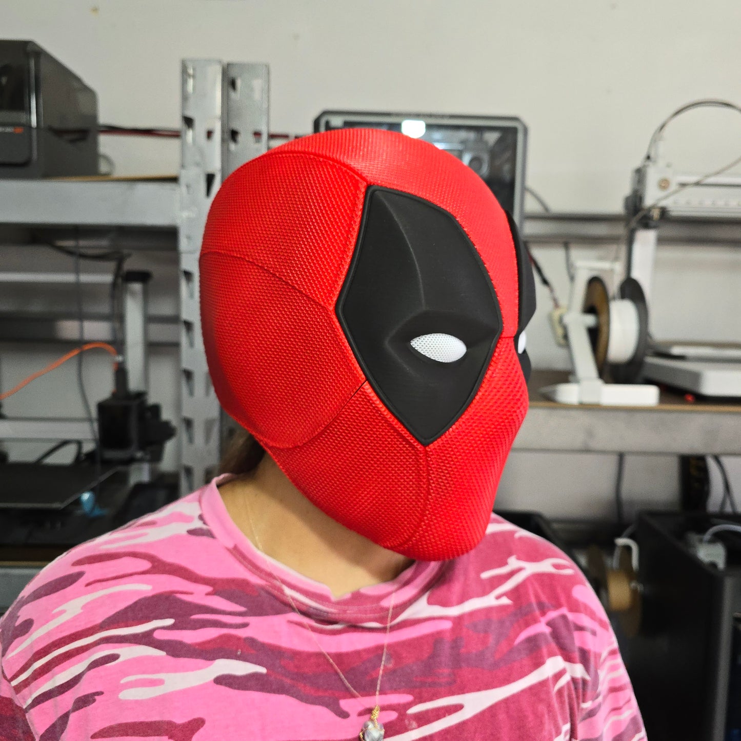 Máscara magnética de Deadpool 3 con 6 Pares de ojos intercambiables y mas