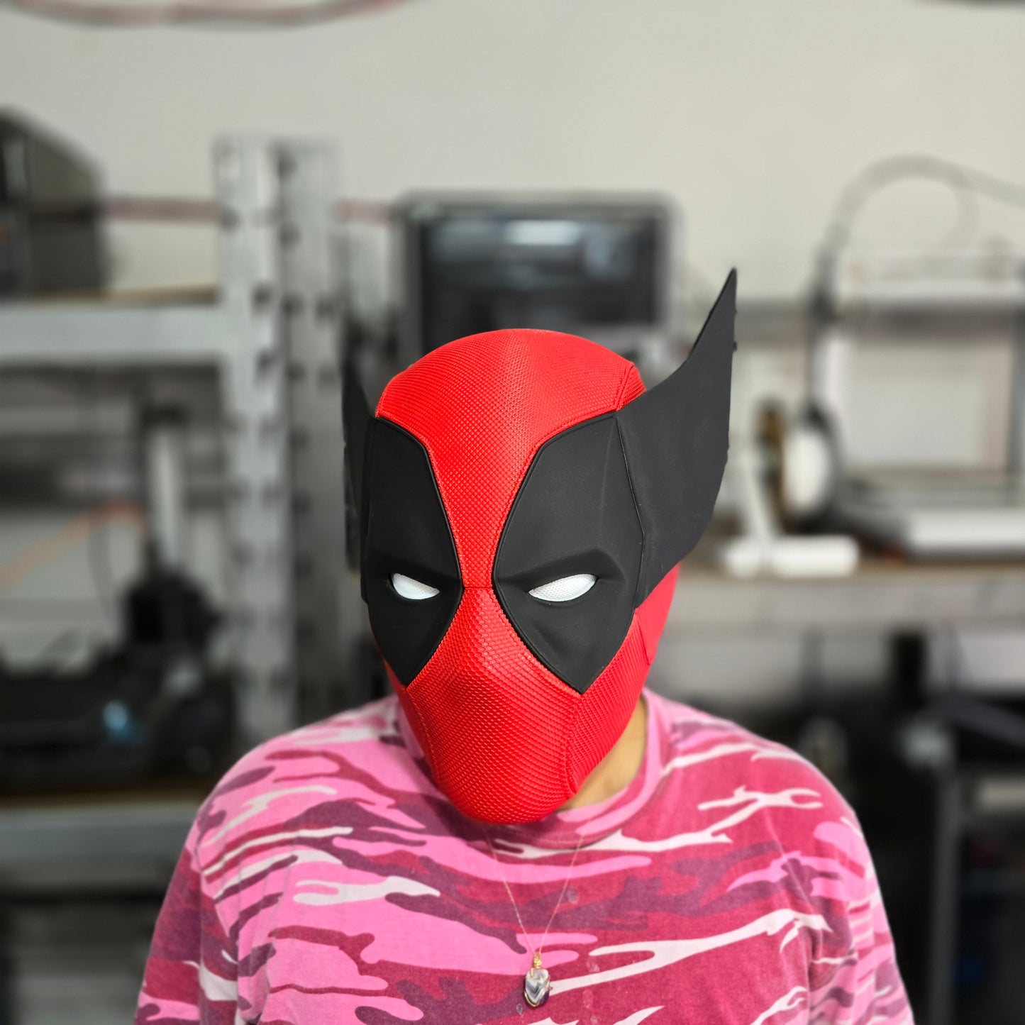 Máscara magnética de Deadpool 3 con 6 Pares de ojos intercambiables y mas