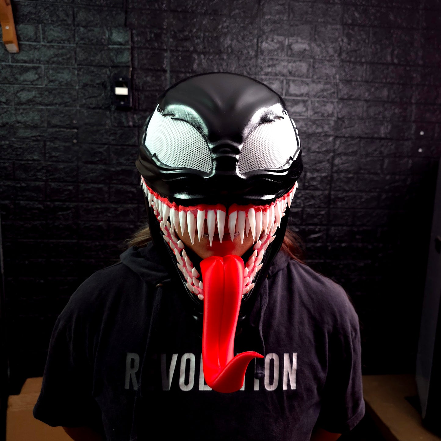 Mascara magnética de Venom impresa en 3D