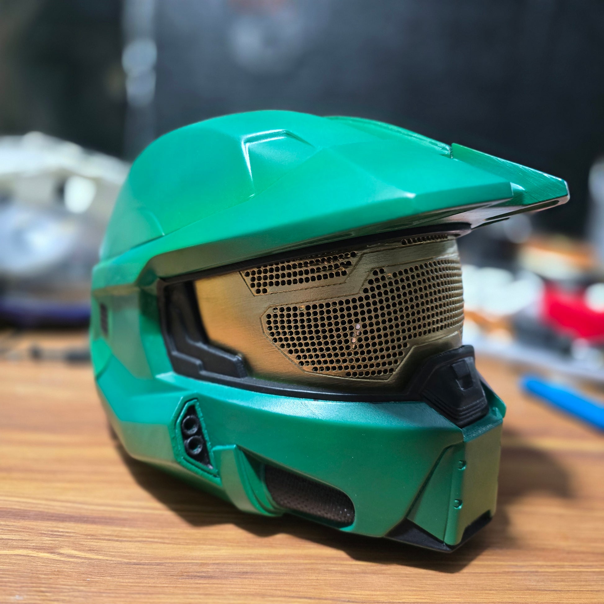 Jefe Maestro Casco De Moto Halo Casco Jefe Casco Motocicleta Halo