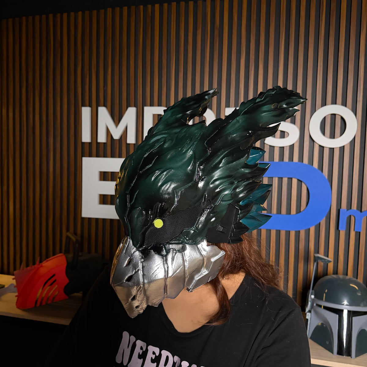 Máscara magnética de Deku Vigilante V2