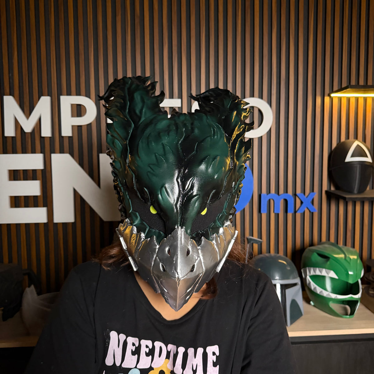 Máscara magnética de Deku Vigilante V2