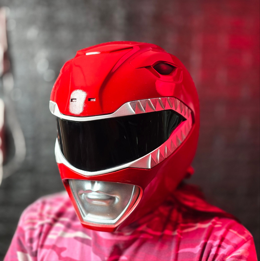 (Casco magnético de Power Ranger Red (Ranger Rojo)