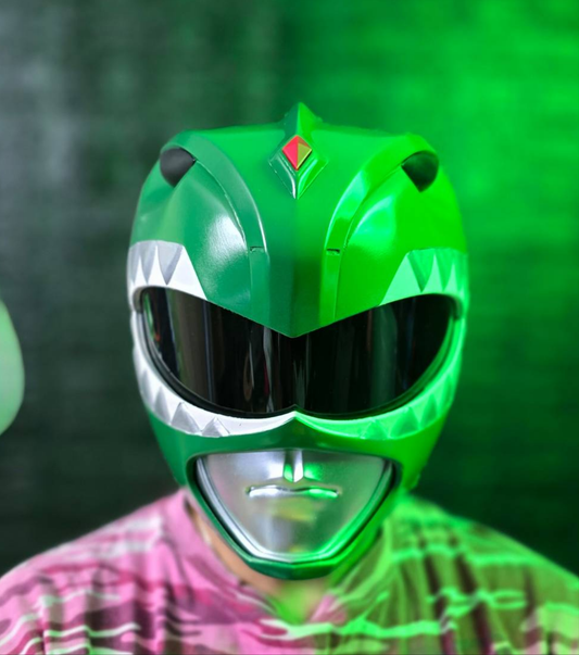 Casco magnético de Power Ranger Green