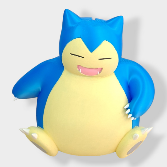 Alcancía de Snorlax impresa en 3D