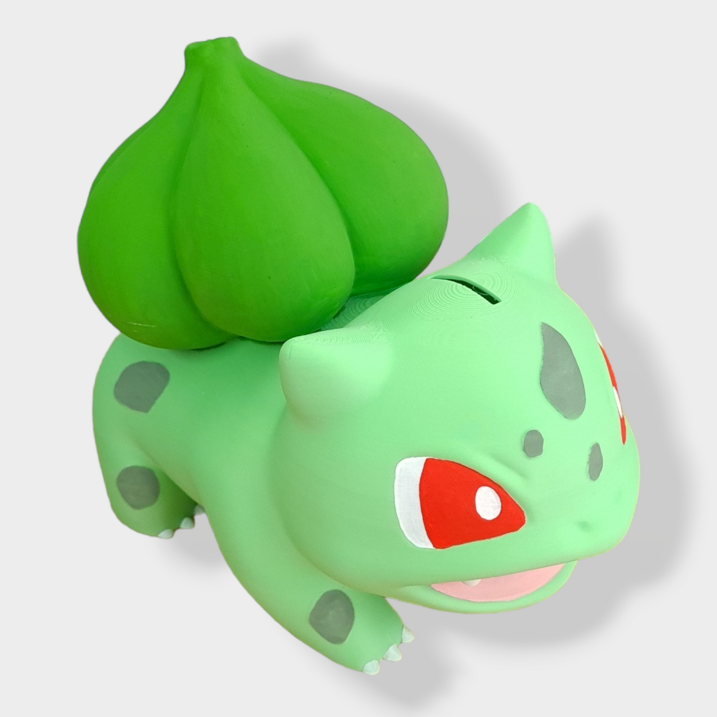 Alcancía de Bulbasaur impresa en 3D