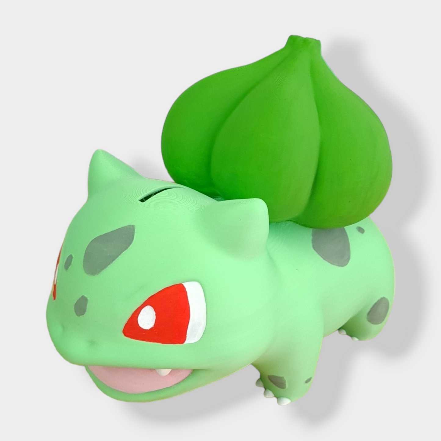 Alcancía de Bulbasaur impresa en 3D