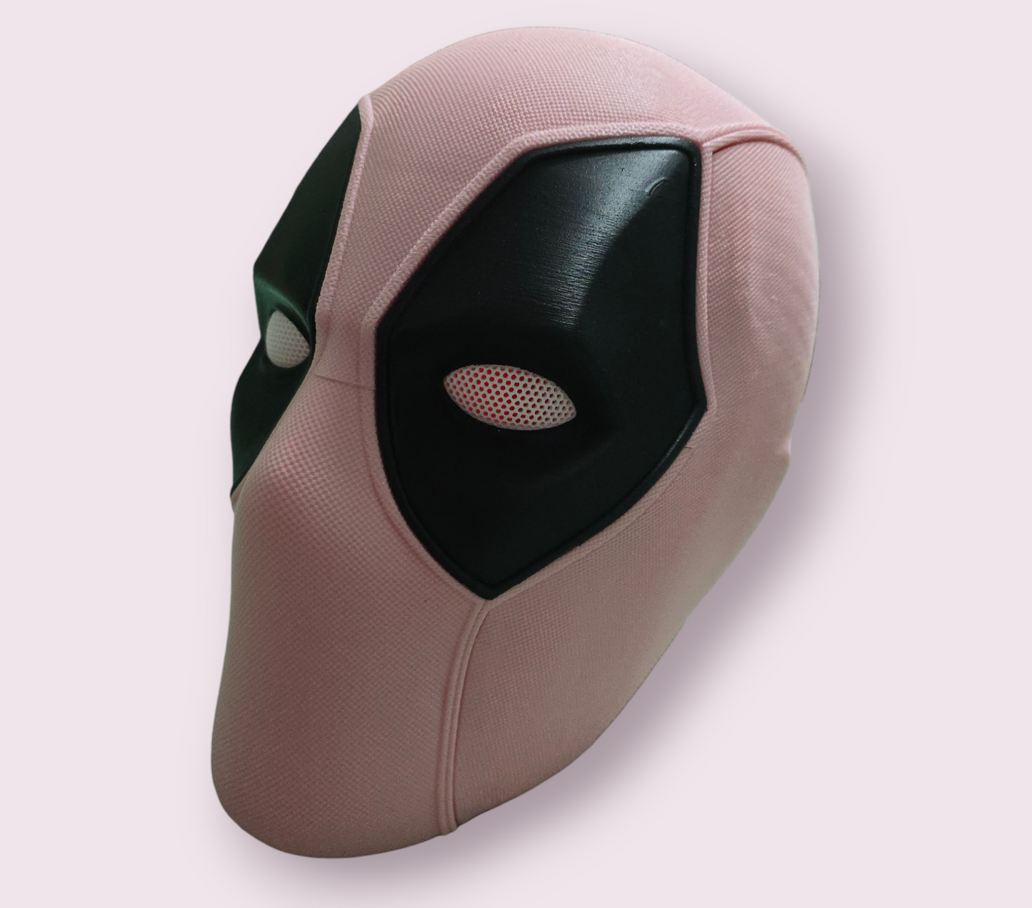 Casco de Deadpool magnético y texturizado impreso en 3D