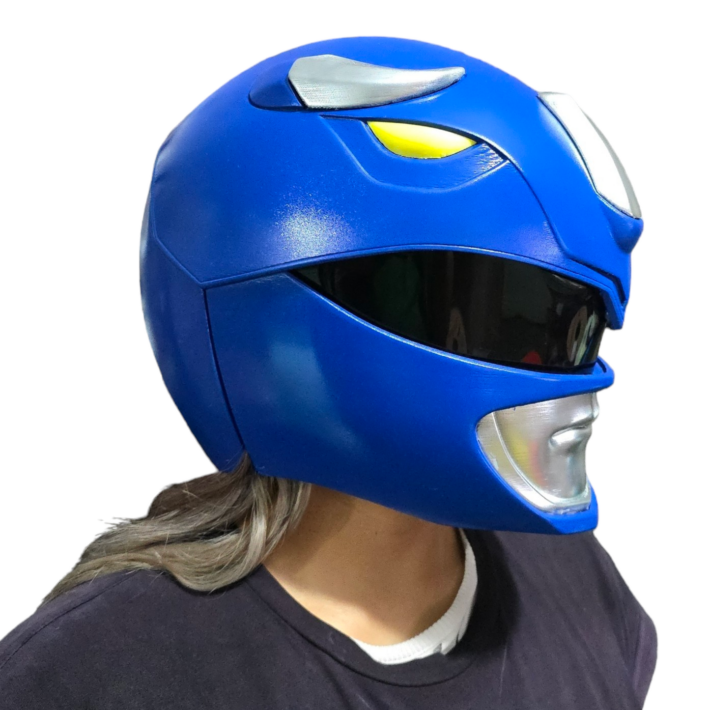 Casco magnético de Power Ranger Blue