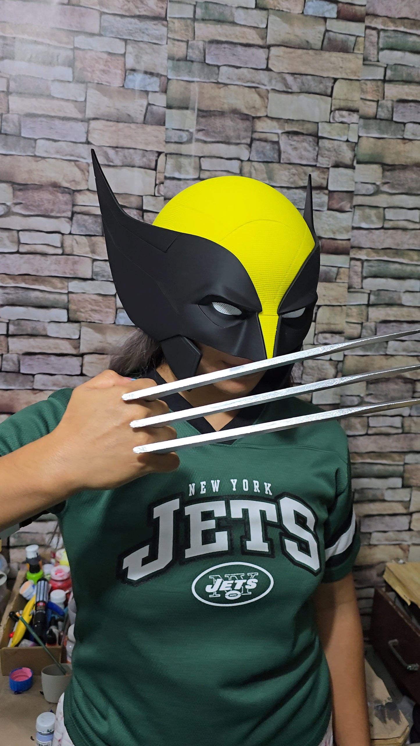 Casco de Wolverine impreso en 3D