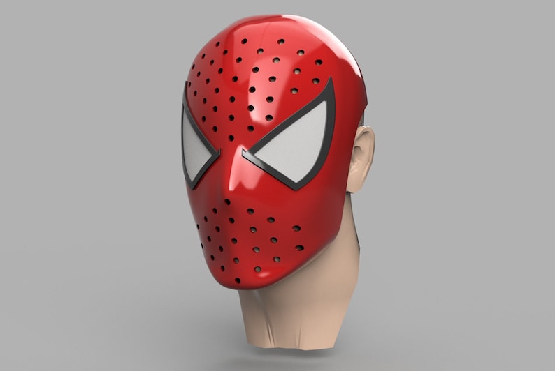 Face Shell de Spiderman impreso en 3D