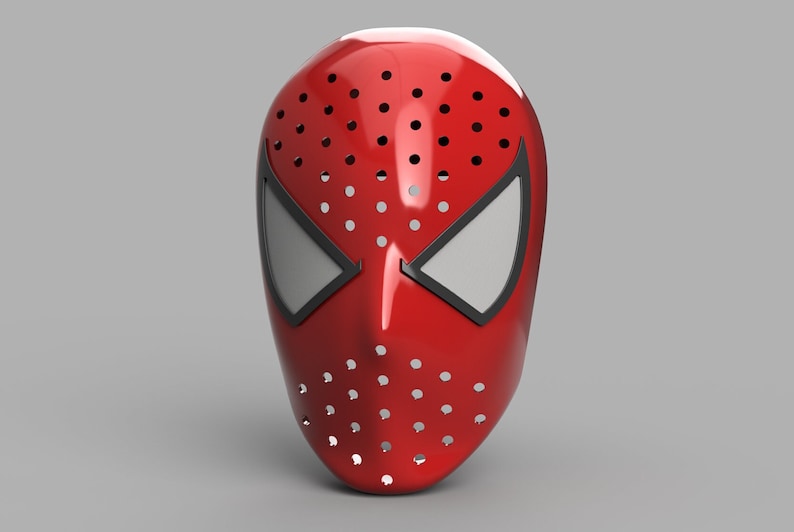 Face Shell de Spiderman impreso en 3D