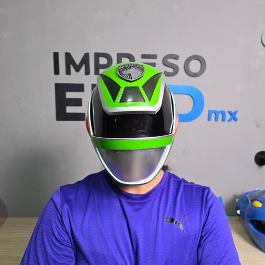 Casco magnético del Ranger verde SPD (Green ranger SPD)