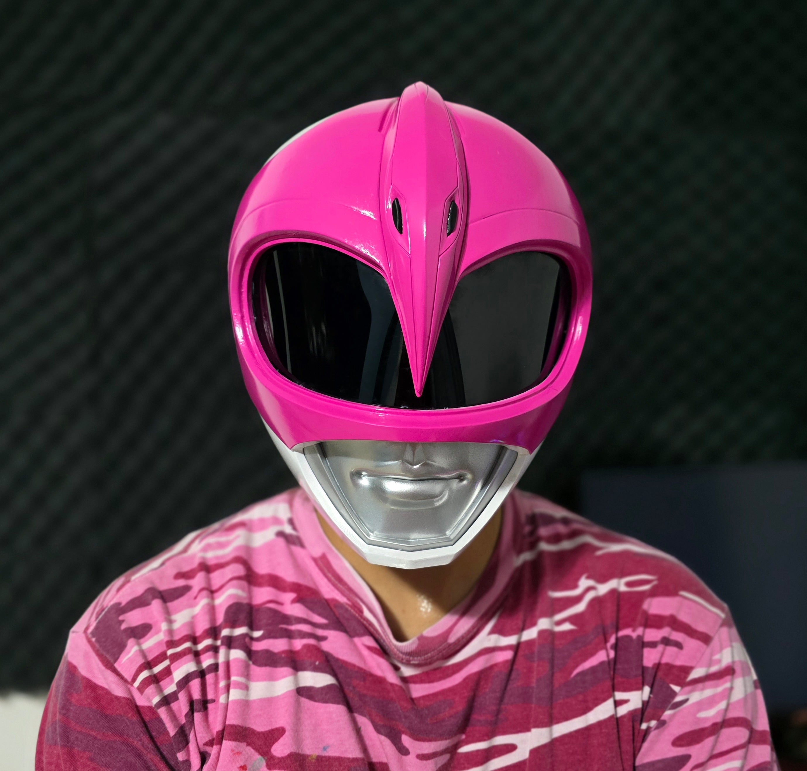 Casco magnético de Power Ranger Pink (Ranger Rosa) – Impresoen3d