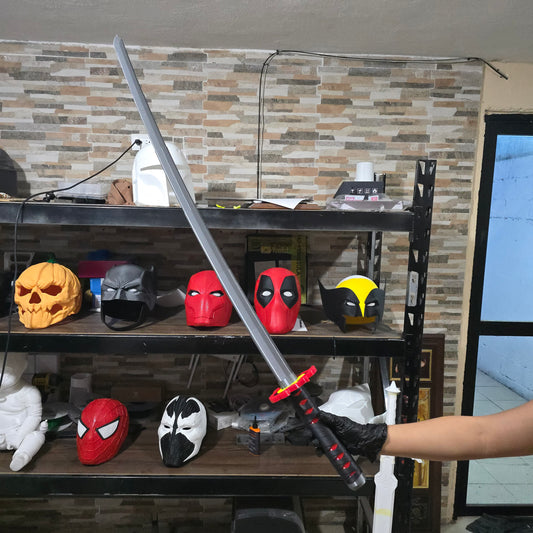 Katana de plastico retráctil de Kamado Tanjiro Demon Slayer